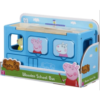Peppa - Drewniany autobus sorter